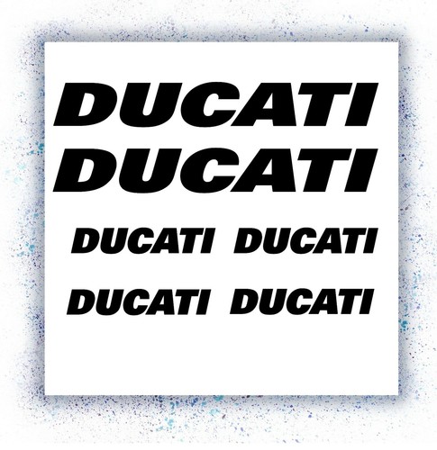 Ducati sponsoren aufkleber set - ducati,