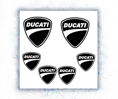 Ducati logo aufkleber set - logo,