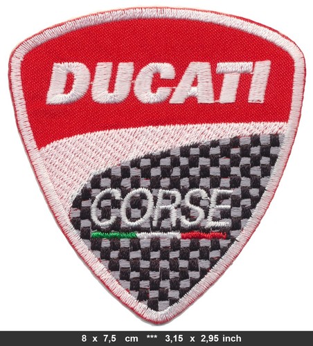 Ducati corse aufnäher patches - corse,