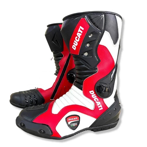 Ducati leder rennstiefel für - leder-rennstiefel,
