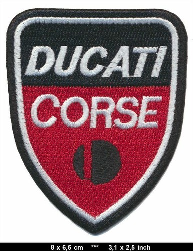 Ducati corse aufnäher - ducati,